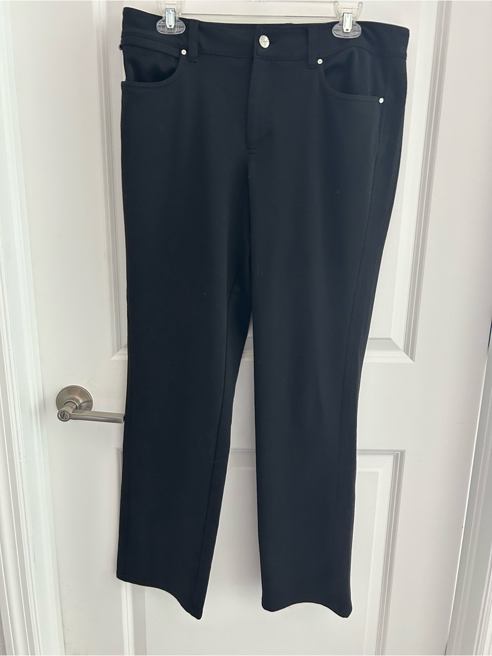Jones New York Black Straight-Leg Dress Pants sz12